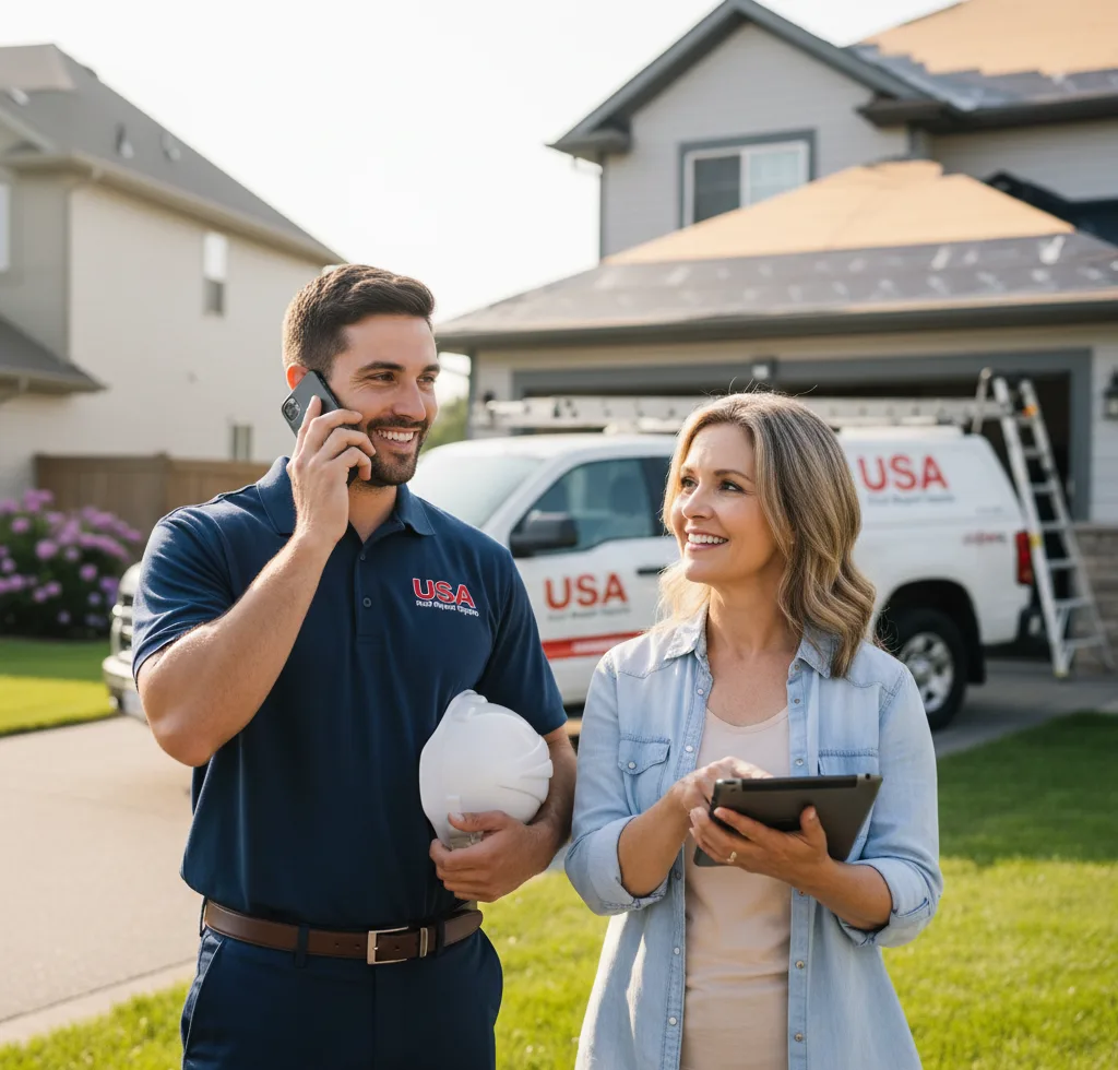 USA Roof Repair Experts customer support in Williamsburg